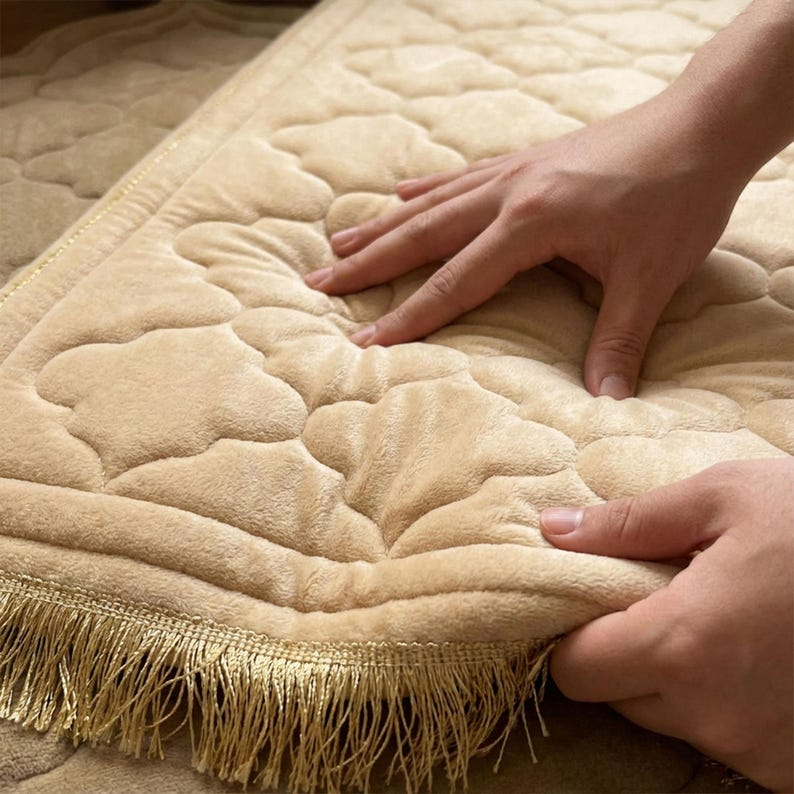 Luxury Beige Prayer Mat