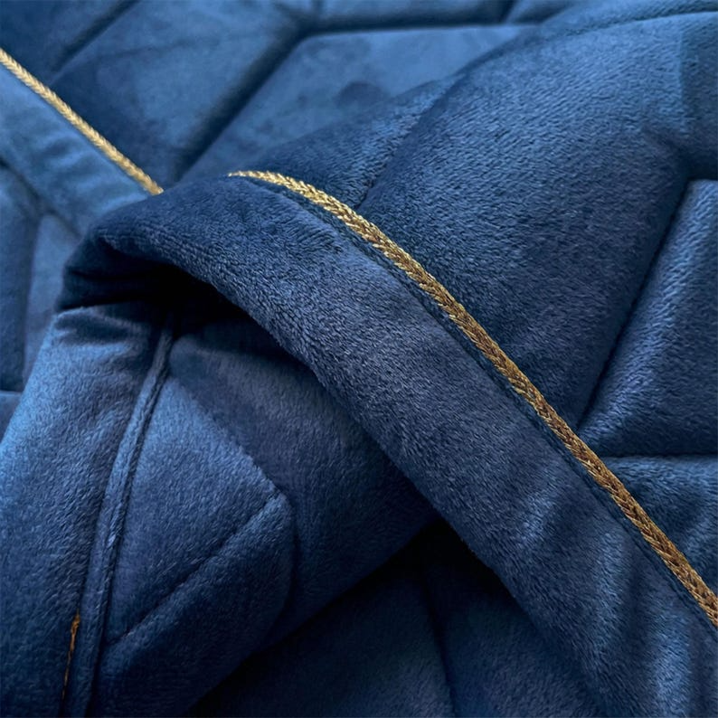 Luxury Navy Blue Prayer Mat