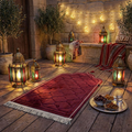 Luxury Maroon Prayer Mat