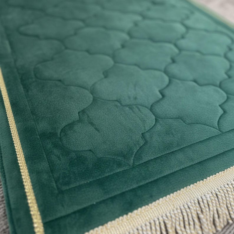 Emerald Green Prayer Mat
